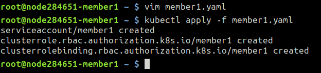 access Kubernetes federation members